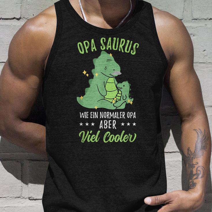 Opa Saurus Lustigesatertag Tank Top Geschenke für Ihn