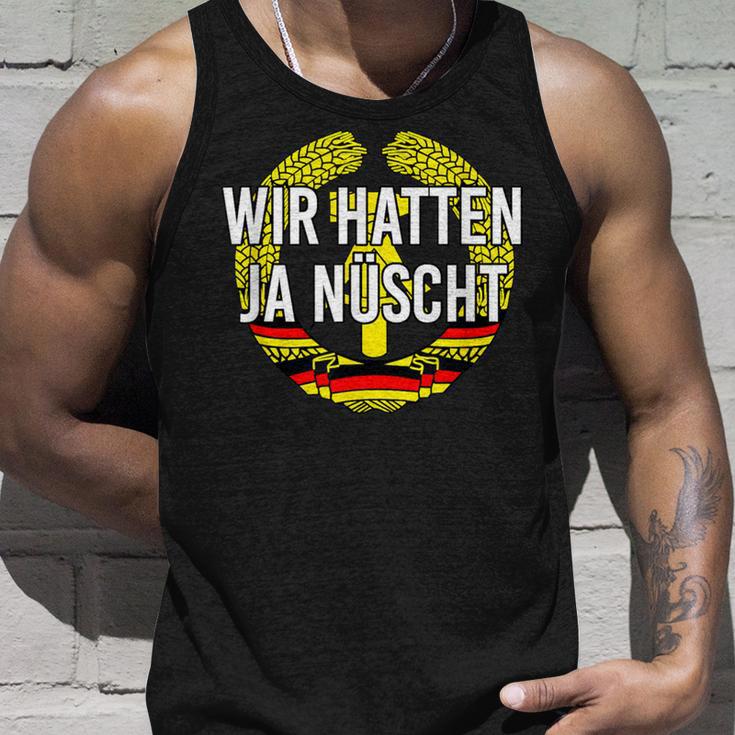 Ostdeutscher Ossis Father's Day Cult Wir Hatten Ja Nühnt Tank Top Geschenke für Ihn