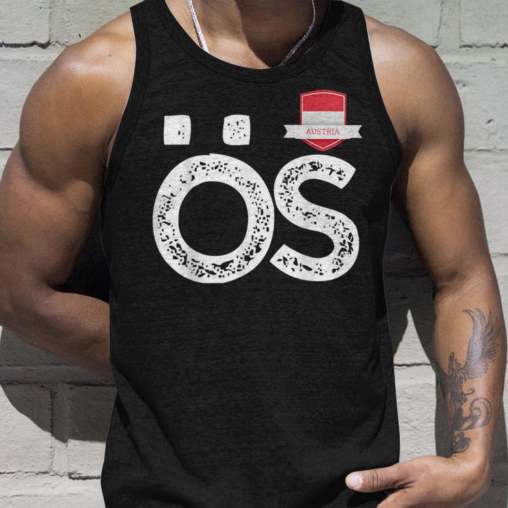 Österreich Menschenflagge Buchstaben Ö Und S Österreich Österreich Tank Top Geschenke für Ihn