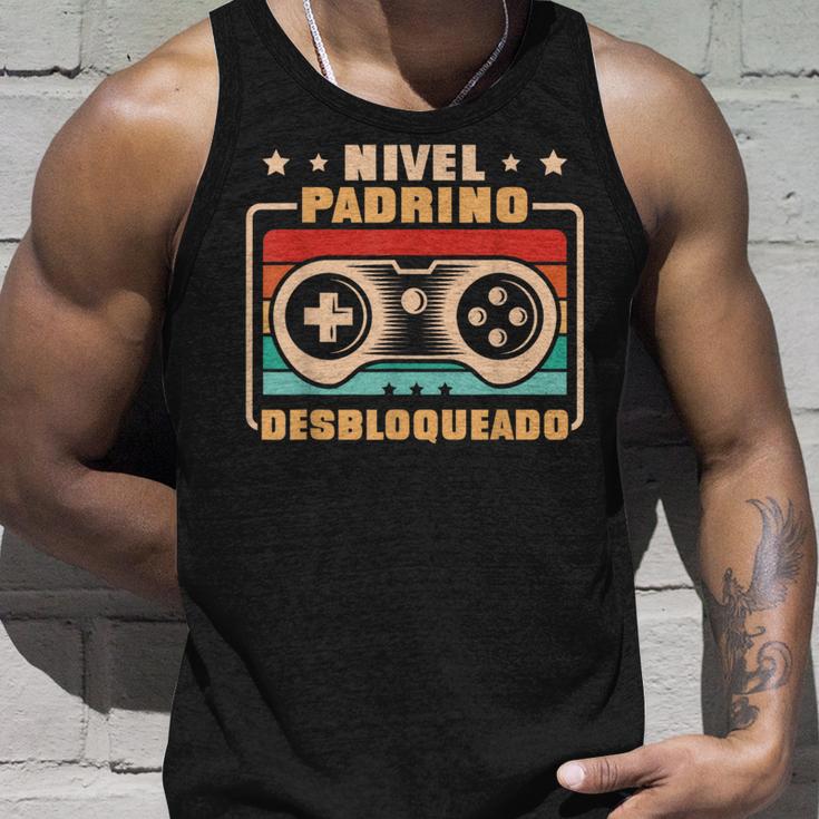 Padrino Nivel Padrino Desbloqueado Camiseta sin mangas Regalos para él