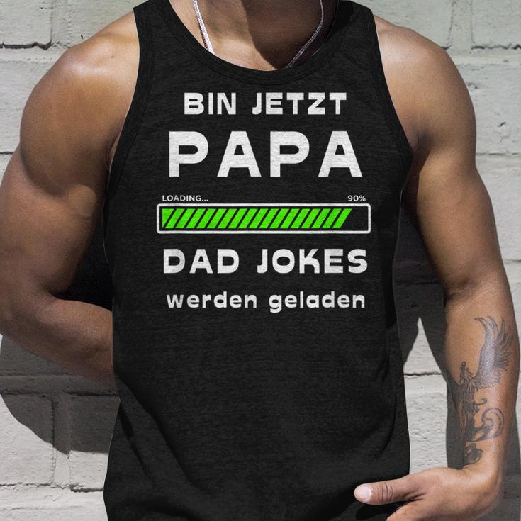 Papa 2024 Stolzerater Dad Jokes Werden Geladen Lustig Tank Top Geschenke für Ihn