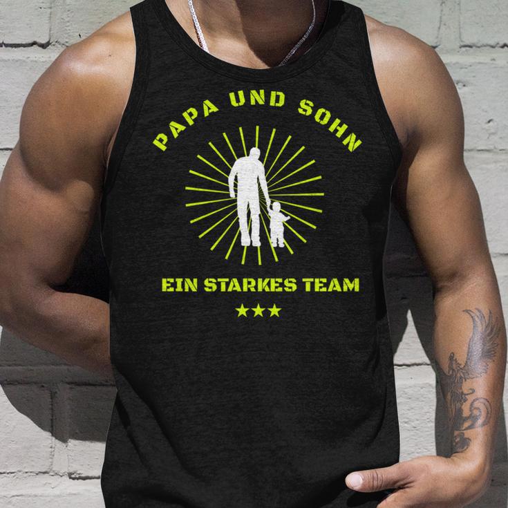 Papa & Sohn Ein Starkes Team Partnerlook Für Beide Tank Top Geschenke für Ihn