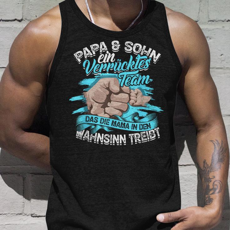 Papa & Sohn Einerrücktes Team Partner Look Father's Day S Tank Top Geschenke für Ihn