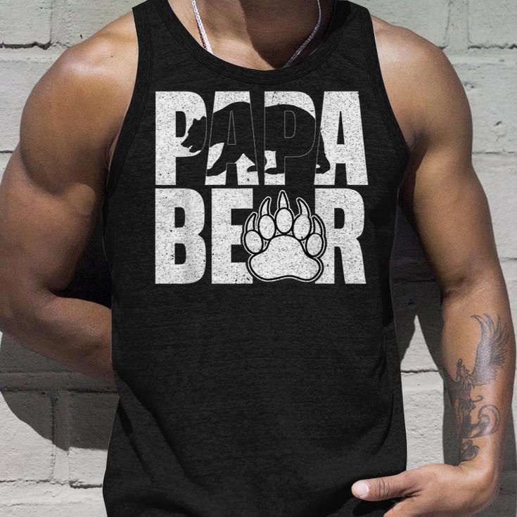 Papa Bärintage Papa Bär Liebhaber Papa Papaatertag Tank Top Geschenke für Ihn