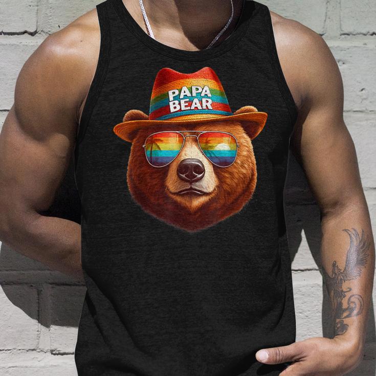 Papa Bear Papa Bearatertagsgeschenk Für Papa Spruch Lustig Tank Top Geschenke für Ihn