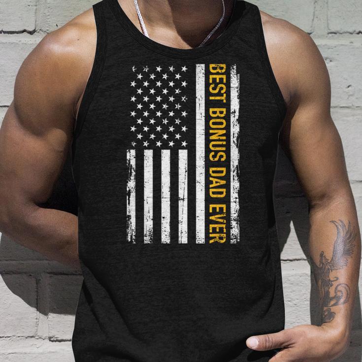 Papa Best Bonus Dad Stepdad Tank Top Geschenke für Ihn