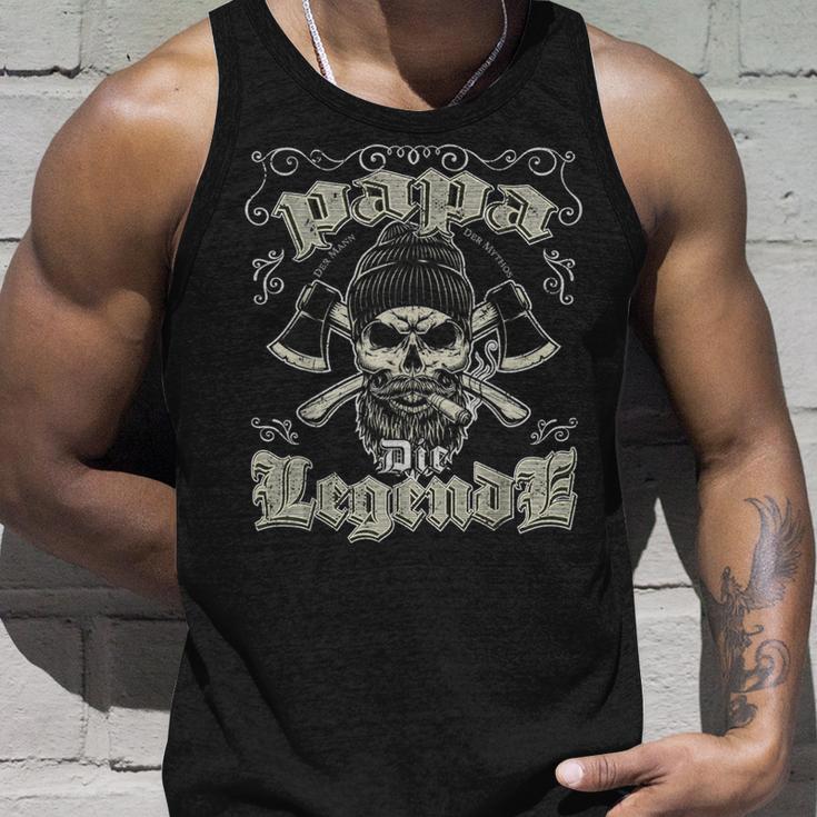 Papa Der Mann Der Mythos Die Legendeintage Tank Top Geschenke für Ihn