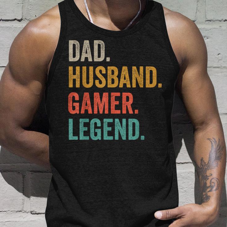 Papa Ehemann Gamer Legendideospielspieler Gaming Dad Tank Top Geschenke für Ihn