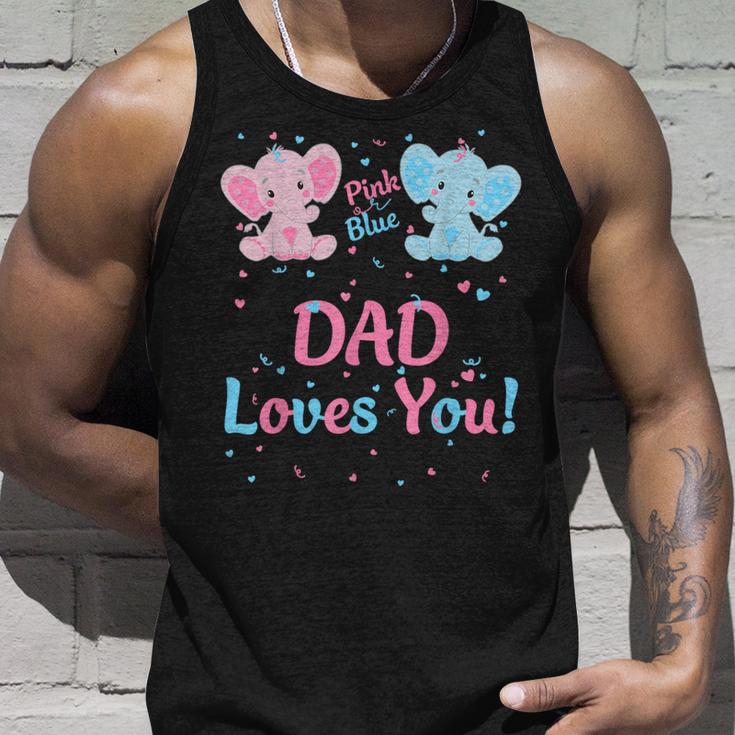 Papa Geschlecht Offenbaren Elefant Rosa Blau Passende Familieater Tank Top Geschenke für Ihn