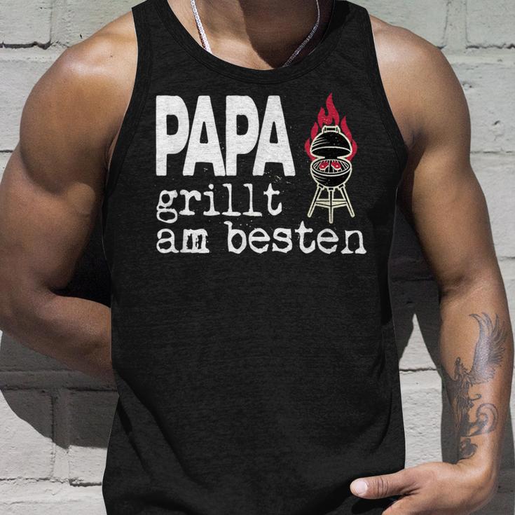 Papa Grillt Am Beste Griller Am Ort Tank Top Geschenke für Ihn