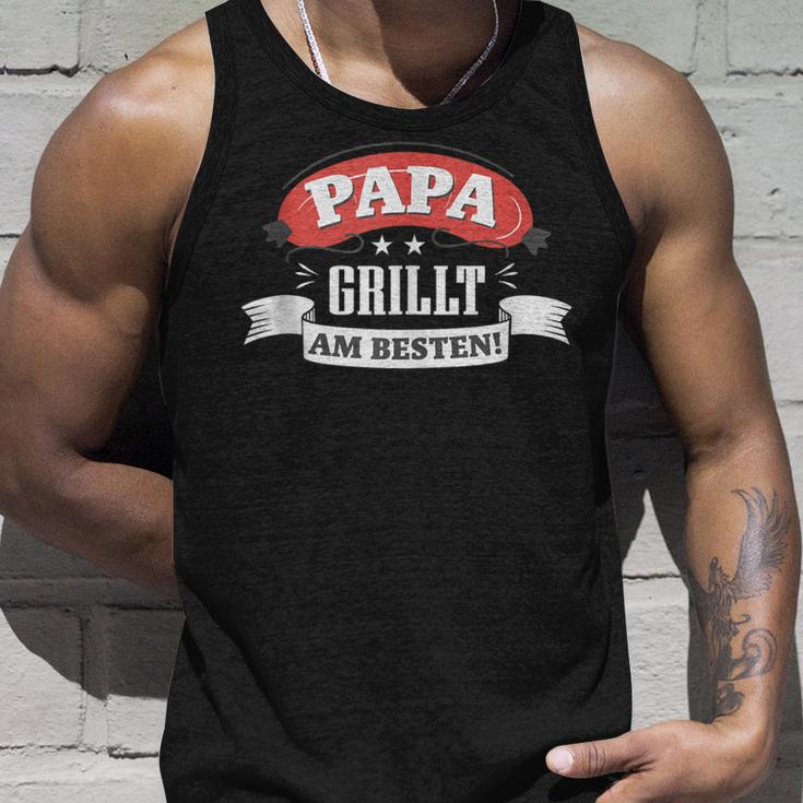 Papa Grillt Am Bestenatertag Tank Top Geschenke für Ihn