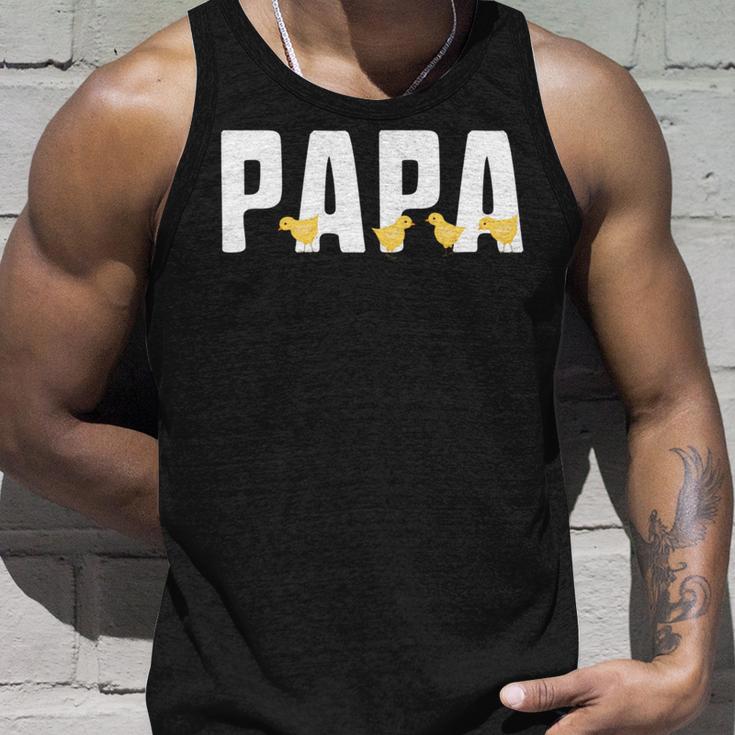 Papa Mit Seinen Küken Geschenkatertag Ankündigung Baby Tank Top Geschenke für Ihn