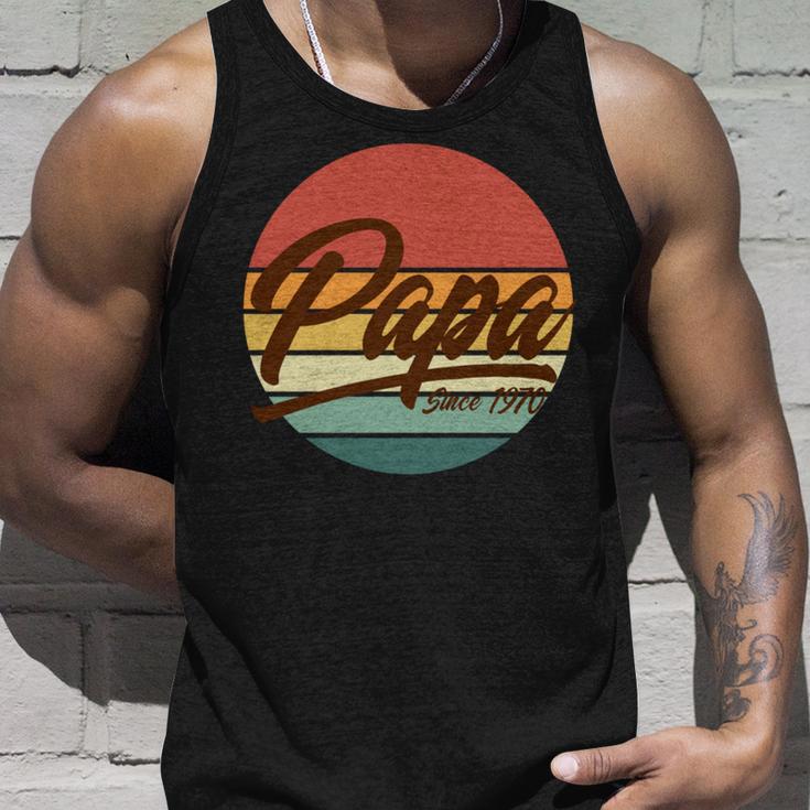 Papa Seit 1970 51 Geburtstag 51 Jahre Alt Papa Tank Top Geschenke für Ihn