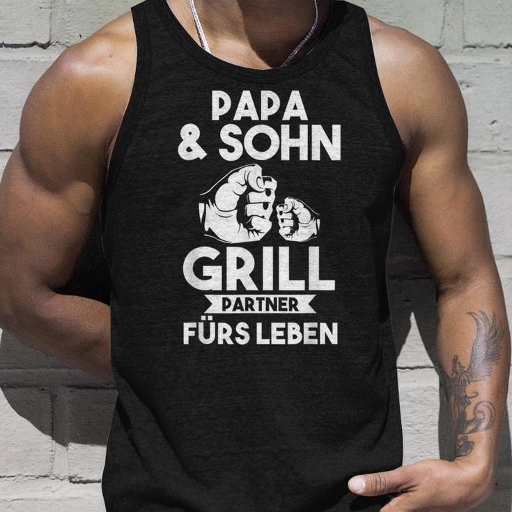 Papa Und Sohn Grillmeister Grilling Tank Top Geschenke für Ihn