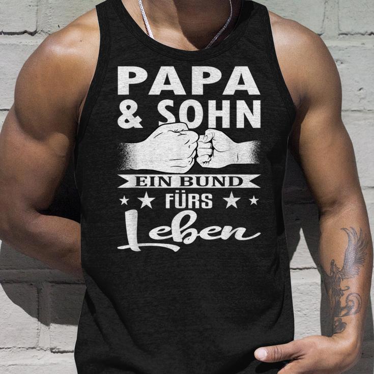 Papa Und Sonhn Ein Bund Für Leben Father Partner Look Family Tank Top Geschenke für Ihn