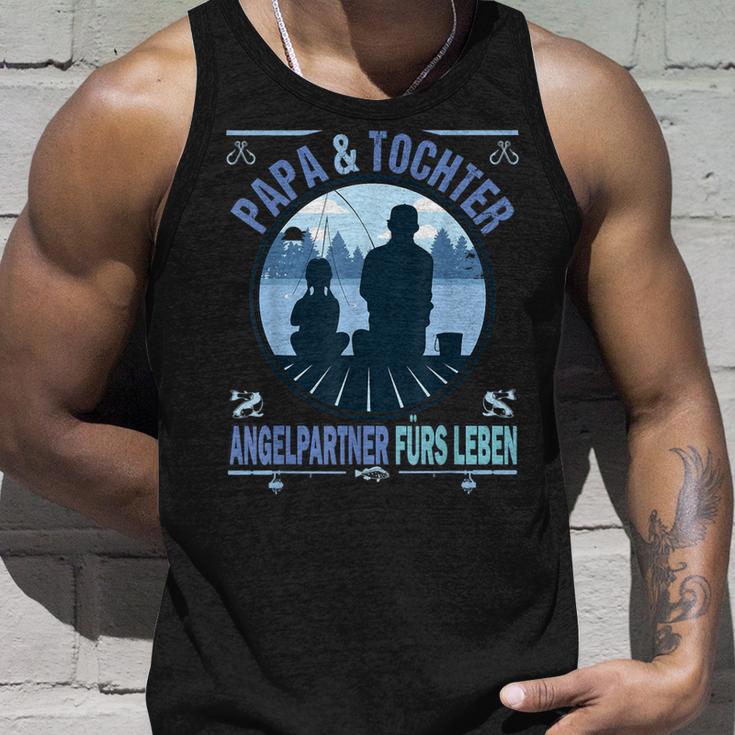 Papa Und Tochter Fishing Partner For Life Fishing Fishing Father Tank Top Geschenke für Ihn