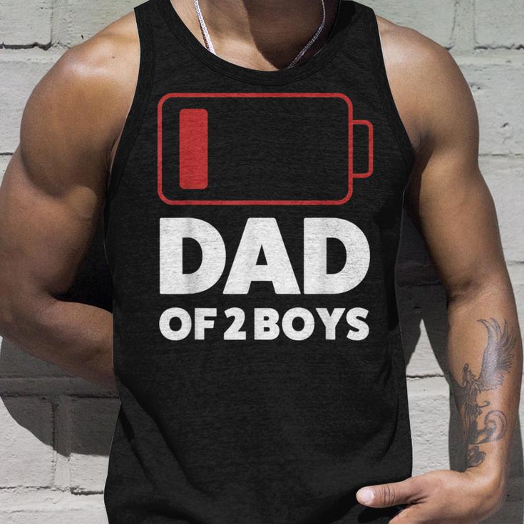 Papaon 2 Boys Papa Des Son Tank Top Geschenke für Ihn