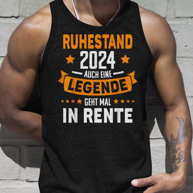 Pensioner 2024 Retirement 2024 Also Eine Legend Rente Tank Top Geschenke für Ihn