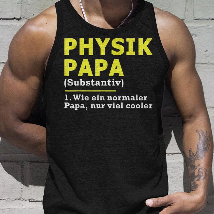 Physik Papa Tank Top Geschenke für Ihn