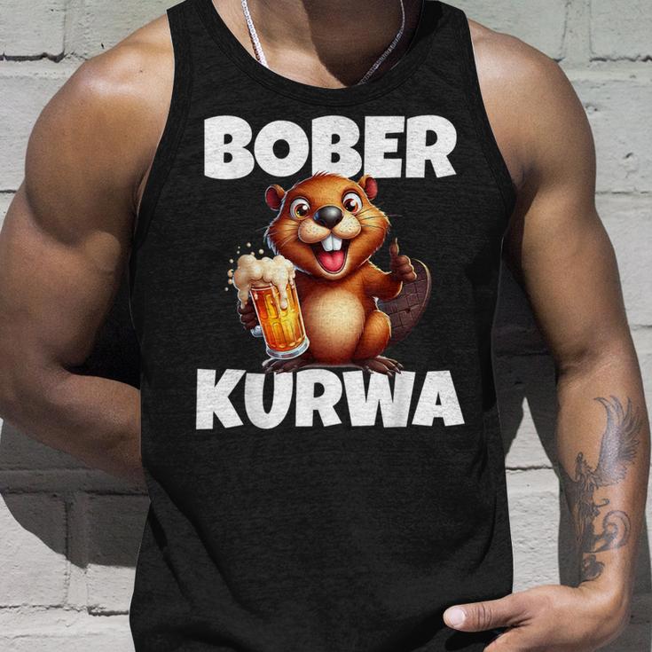 Polen Bober Kurwa Meme Bóbr Kurwa Polnisch Bier Bober Tank Top Geschenke für Ihn