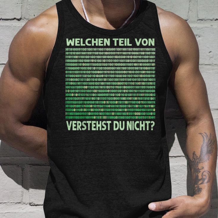 Programmer Admin Which Partonerstehst Du Nicht Tank Top Geschenke für Ihn