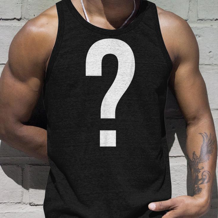 Question Mark Symbol Punctuation Mark Tank Top Geschenke für Ihn