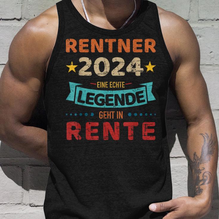 Rentner 2024 Legend Retirement For Grandpa Tank Top Geschenke für Ihn