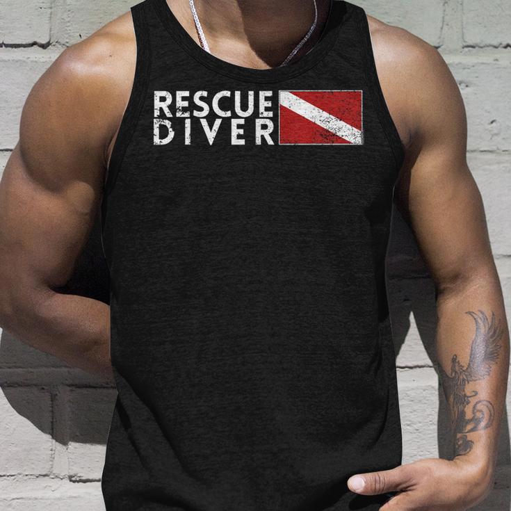 Rescue Diver Flag Search Rescue Diver Scuba Tank Top Geschenke für Ihn