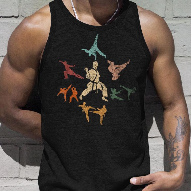 Retro Karate Tank Top Geschenke für Ihn