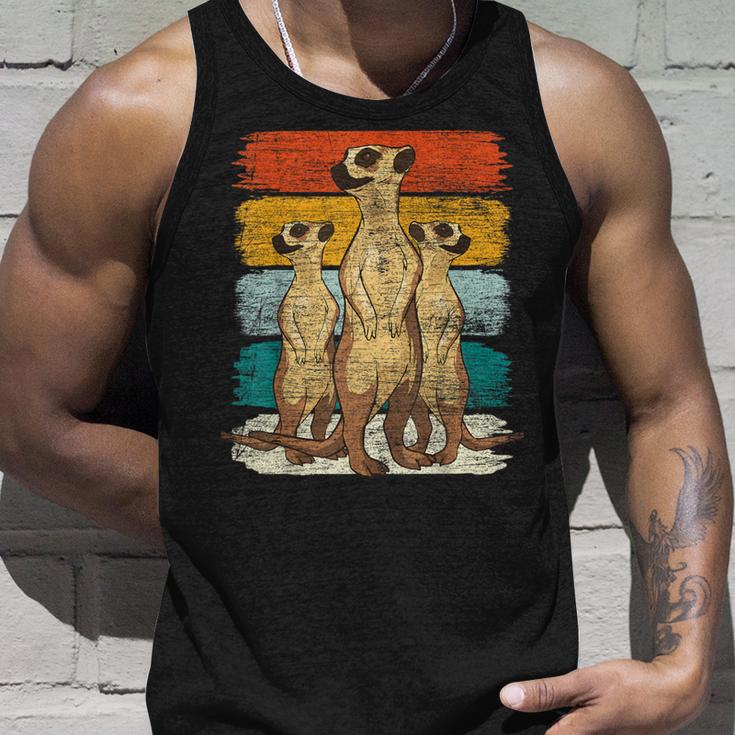 Retro Meerkat Tank Top Geschenke für Ihn