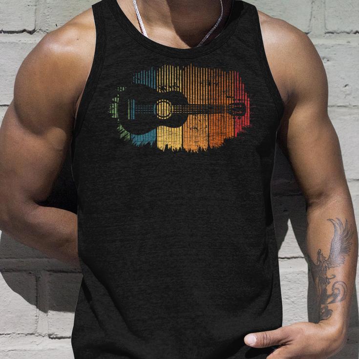 Retrointage Ukulele Player Guitarist Ukulele Ukulele Tank Top Geschenke für Ihn