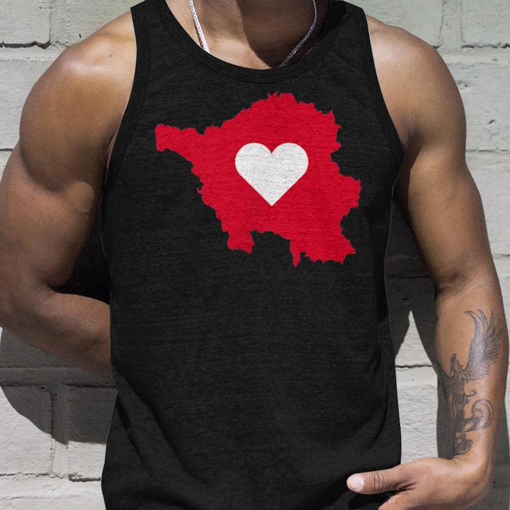 Saarland Heart Love Homeland Saarländer Tank Top Geschenke für Ihn