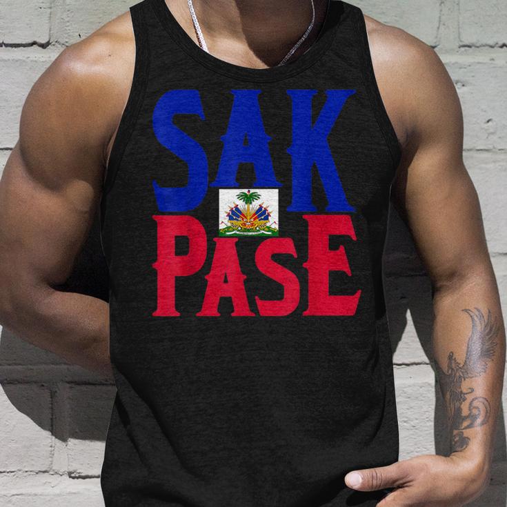 Sak Pase Niedliches Haitian-Creolen-Geschenk Tank Top Geschenke für Ihn