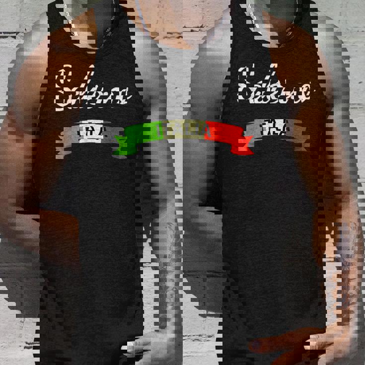 Salerno Italia Bandera Italia Souvenir A Juego Italiano Camiseta sin mangas Regalos para él