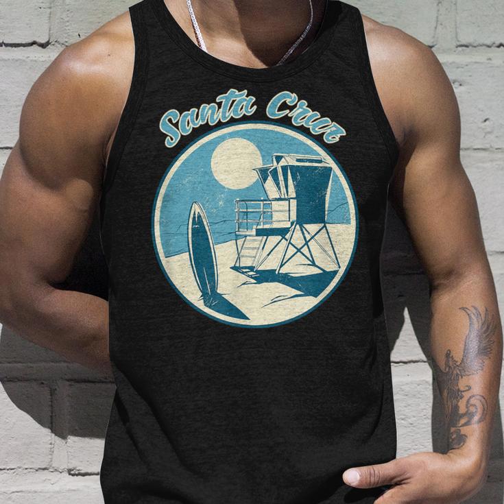 Santa Cruz Ca Surfer 70S 80S Retrointage Tank Top Geschenke für Ihn