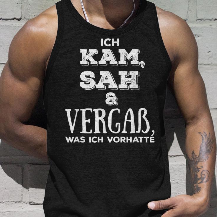 I Came Saw & Forget What I Wasorhatten Tank Top Geschenke für Ihn