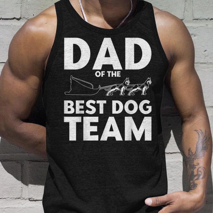 Schlittenhunderennen Papa Bestes Hundeteam Hundeschlitten Tank Top Geschenke für Ihn