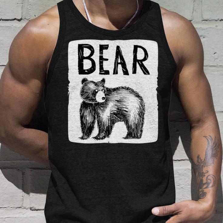 Schöner Amerikanischer Schwarzbär Tank Top Geschenke für Ihn