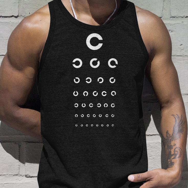 Sehtest Augenoptiker Tank Top Geschenke für Ihn