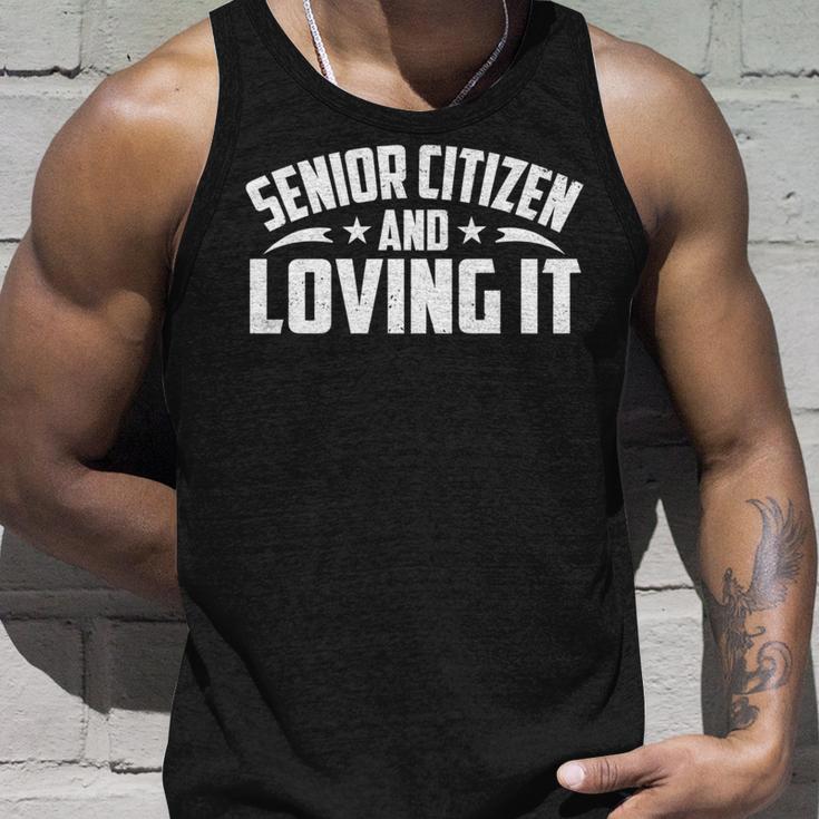 Senior Citizen Guy Old Man Gag Älterer Opa Papa Tank Top Geschenke für Ihn