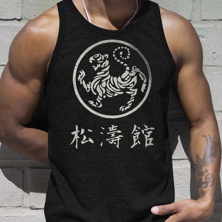 Shotokan Tiger Karate Kanji Martial Arts Karate Dojo Tank Top Geschenke für Ihn