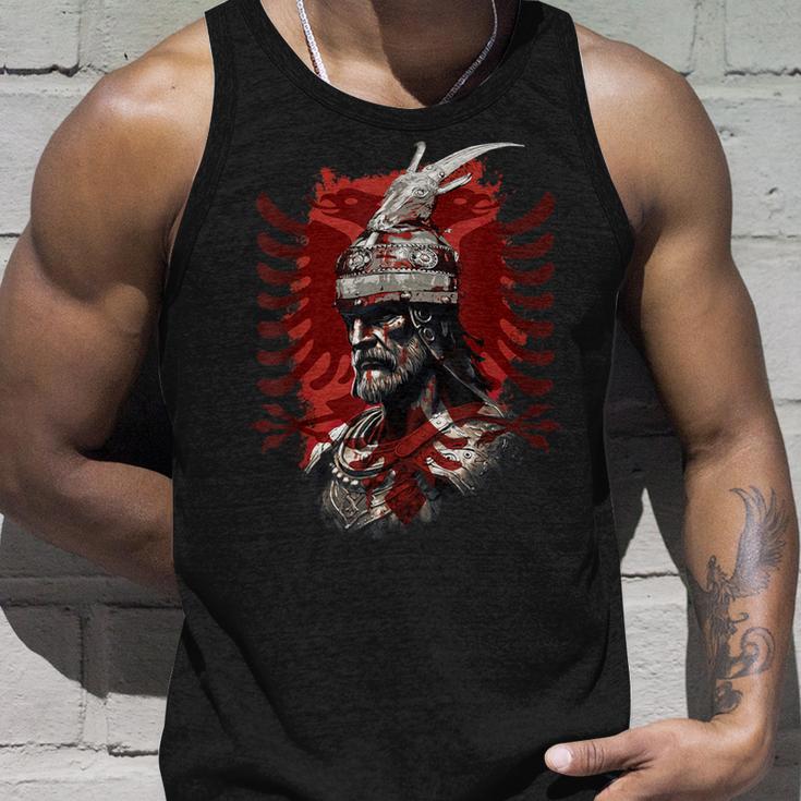 Skanderbeg Albanian National Hero Eagle Kosovo Albanian Tank Top Geschenke für Ihn