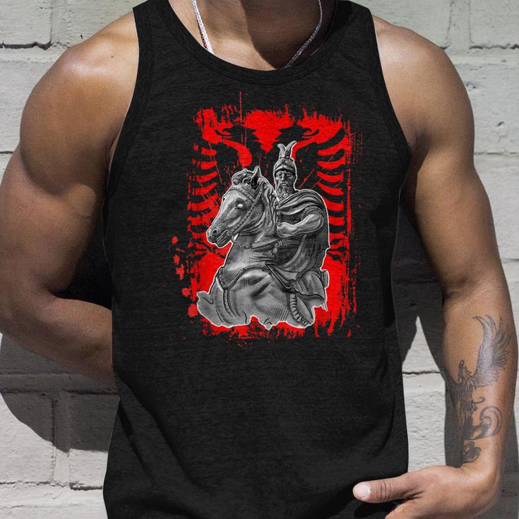 Skanderbeg National Hero Albania Kosovo For Proud Albanians Tank Top Geschenke für Ihn