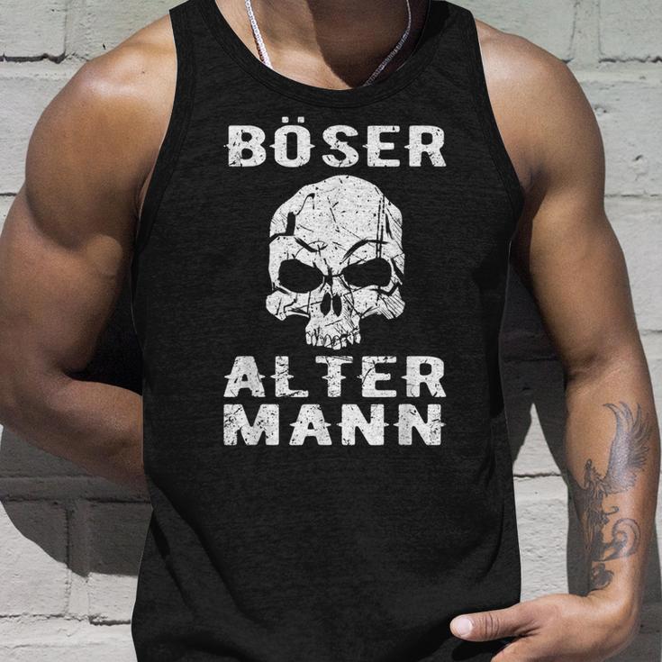 Skull Biker Intage Skull Evil Old Man Tank Top Geschenke für Ihn