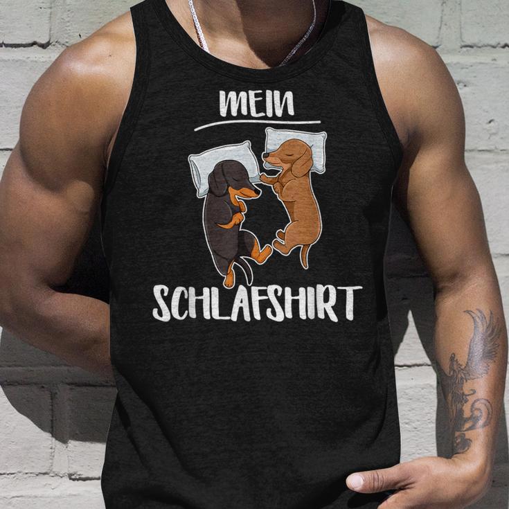 My Sleep Pyjamas Dachshund Dog Tank Top Geschenke für Ihn