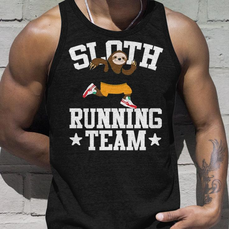 Sloth Running Team Running Tank Top Gifts for Him