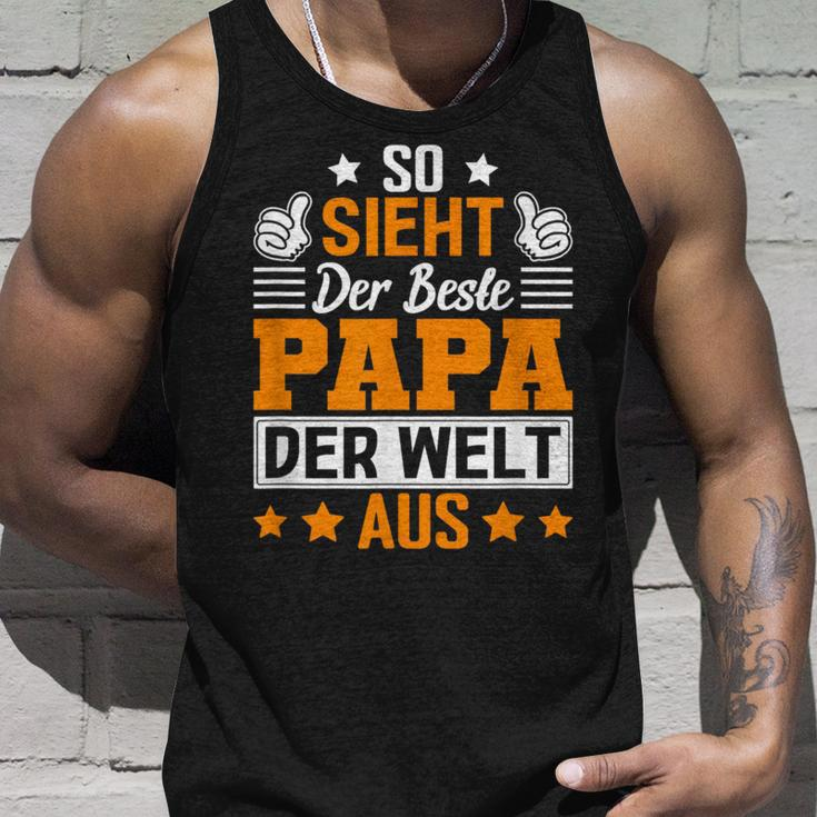 So Sieht Der Beste Papa Der Welt Ausatertag Geschenkidee Tank Top Geschenke für Ihn