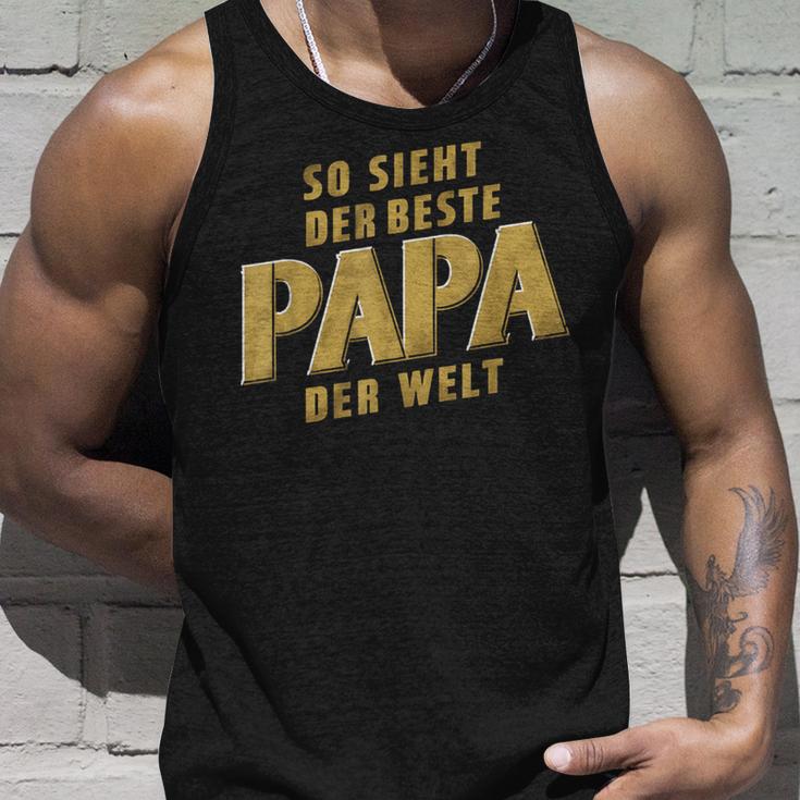 So Sieht Der Beste Papa Der Weltatertags -Atertag Opa Tank Top Geschenke für Ihn