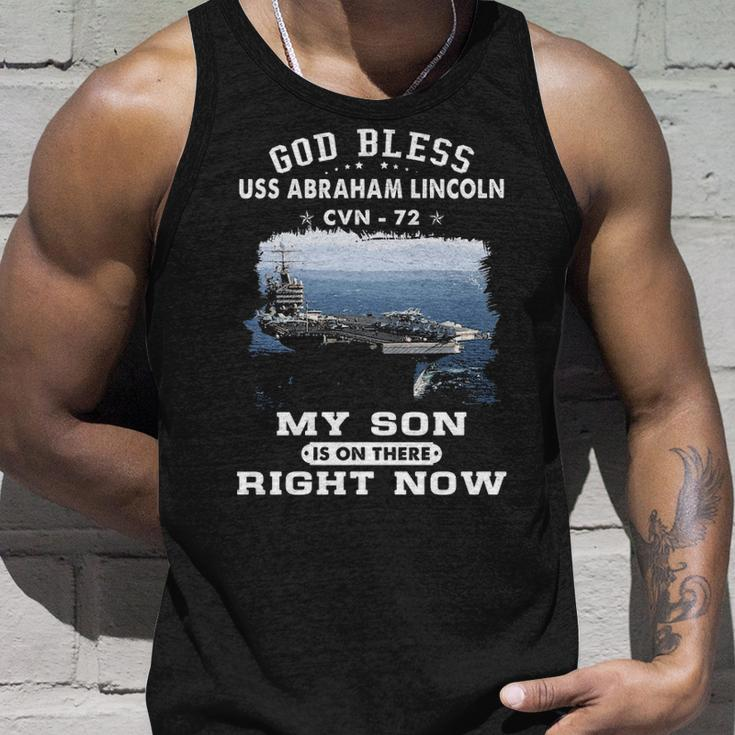 My Son Is Uss Abraham Lincoln Cvn Tank Top Gifts for Him
