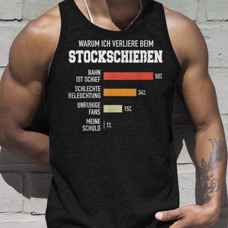 Stockschießen Eisstock Stockschütze Eisstockschießen Tank Top Geschenke für Ihn